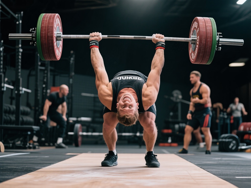 震撼全场!115公斤土耳其起立真猛 在如此高难度的任务面前,心态的作用不可忽